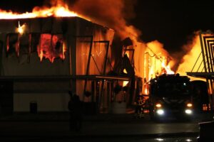 Elderly Man Hurt in Residential Fire on Leaf Ave