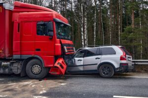 Car, Truck Collide on Compton Rd